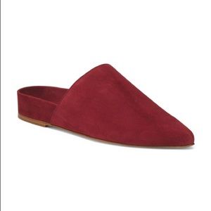 Stuart Weitzman, Slip On Suede Mule, Rose, 7.5